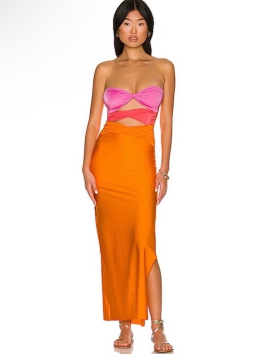 Baobob Dresses & Skirts - Baobob Ola Strapless Bubblegum Maxi Dress